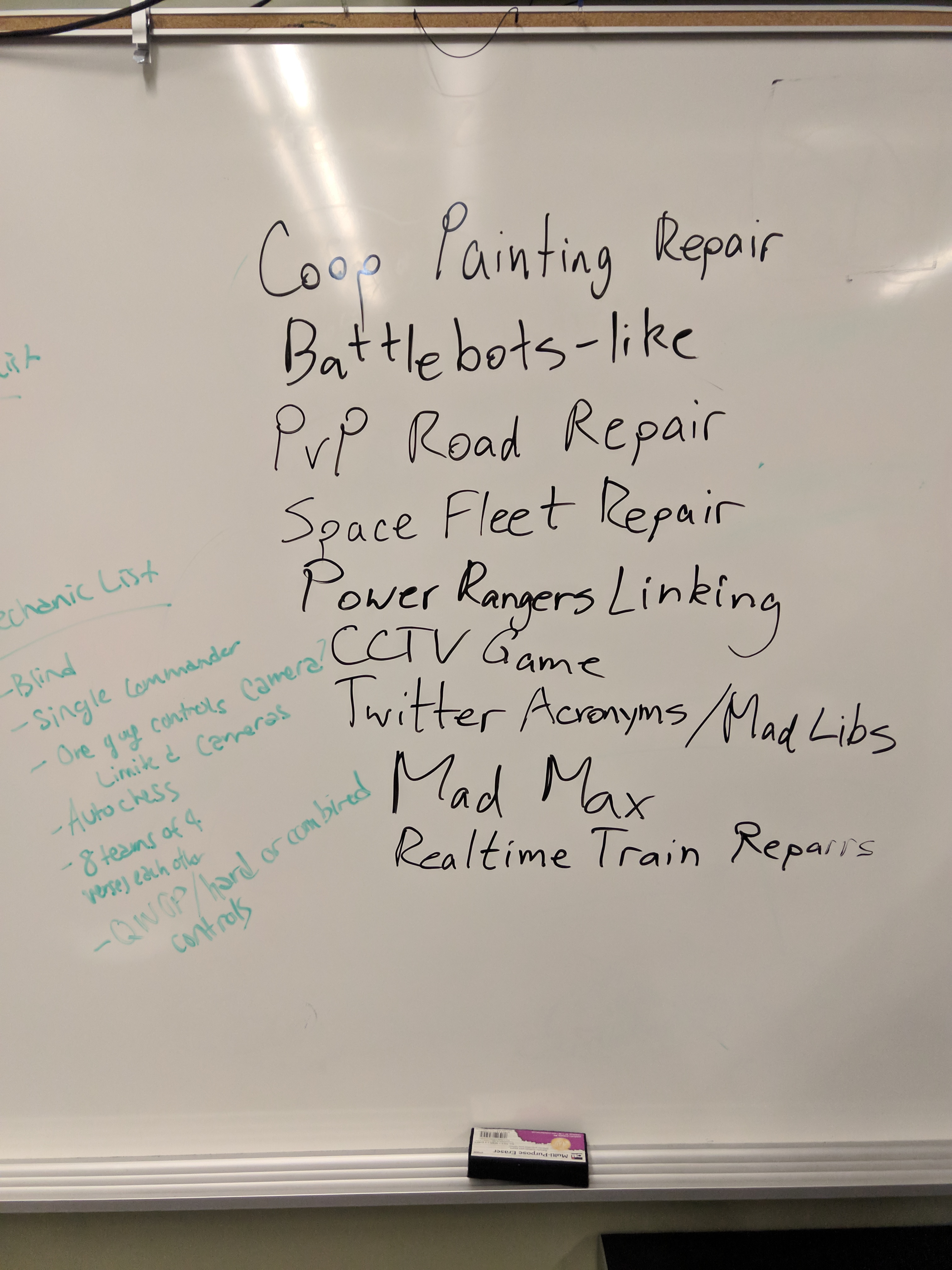 narrowing game ideas down to titles narroing game ideas down to titles
